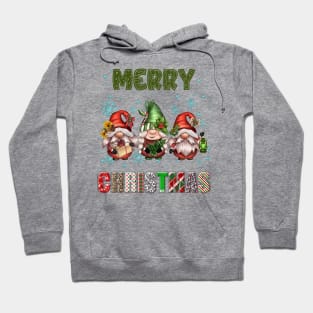 Merry Christmas Gnome Family Funny Xmas Tree Women Men Kids Hoodie